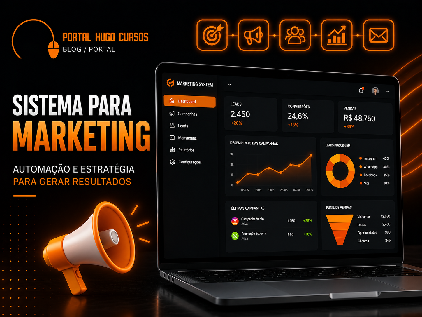 Sistema para Marketing Digital e Disparos